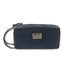 TOD’S トッズ パテントレザーポーチ  ネイビー -