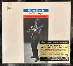 【美品CD】 マイルス・デイヴィス「マイルス・デイビス・イン・ヨーロッパ＋1」 初回限定デジパック仕様　Miles Davis 　ハービー・ハンコック、ロン・カーター、トニー・ウィリアムスのサムネイル