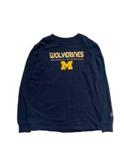 【Size 150】ミシガン大学 チャンピオン 長袖Tシャツ ロンT