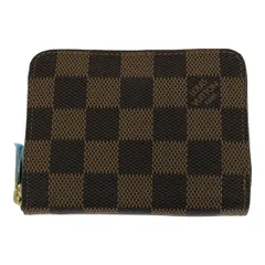 LOUIS VUITTON ルイヴィトン ジッピー・コインパース ダミエ コインケース カードケース N63070 ブラウン フランス製
