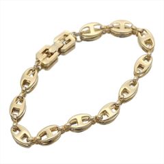ジバンシー GIVENCHY チェーン ブレスレット ゴールド GP レディース メンズ【中古】