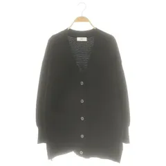 スローブ イエナ SLOBE IENA  ウォッシャブルミラノリブカーディガン ニット ウール 黒 /MI ■OS