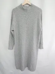 ◇ GLOBAL WORK グローバルワーク 長袖 ロング丈 ワンピース サイズF グレー レディース E  【1408220005277】
