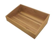アウトレット木箱　コンテナ用杉箱　斜めカット/ディスプレイ　内寸360×580×150 [mm]　製品管理No.【462-213B】