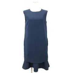 メトリーゼ MAITRESSE ノースリーブ ワンピース 2 ネイビー 240912E