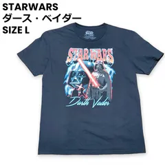 【L】STAR WARS スターウォーズ ダース・ベイダー 稲妻グラフィック Tシャツ【古着】25025