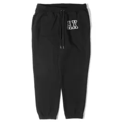 ARMANI EXCHANGE アルマーニエクスチェンジ パンツ サイズ:XL AX ロゴ ワッペン スウェット (6GZP99 ZJ1LZ) 裏毛 19AW ブラック 黒 ズボン ボトムス シンプル カジュアル ブランドのサムネイル