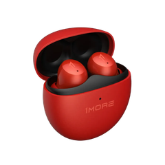 1MORE ComfoBudsMini 寝ホン ワイヤレスイヤホン 超小型  Bluetooth 5.2 SoundIDカスタマイズ AAC対応 脱着認識 IPX5防水 カナル型イヤホン ワイヤレス充電 通話マイク付き  (RED/レッド)