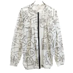 KOLOR ME PRODUCTS 80s 90s USA製 オールド タイベック アルファベット柄 ペーパージャケット L ホワイト キッズ 古着