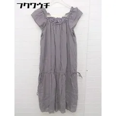 ◇ CROLLA クローラ ノースリーブ 膝丈 ワンピース サイズ36 グレー レディース 【中古】 【1104260003241】のサムネイル