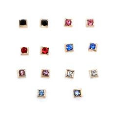 樹脂ピアス セット ピアス ジュエリー アクセサリー シンプル 4mm