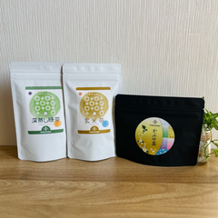 かぶせ茶＆深蒸し緑茶＆玄米茶 ３点セット