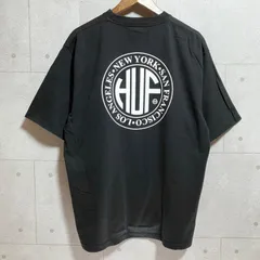 HUF ハフ REGIONAL TEE リージョナル ロゴ Tシャツ 人気 ビッグロゴ プリント 半袖 トップス ショートスリーブ L ブラック 黒 メンズ SG281-16のサムネイル