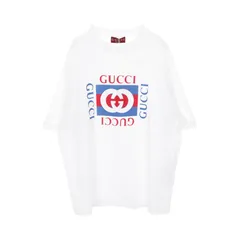 グッチ GUCCI カットソー インターロッキングG ロゴプリント 784361 コットン Tシャツ メンズ 未使用のサムネイル