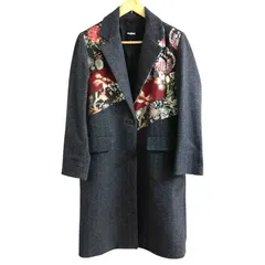 【美品】DESIGUALロングコートボタニカル・派手　ロゴ総柄40デシグアルＬ 2025年最新】DESIGUALコートの人気アイテム - メルカリ