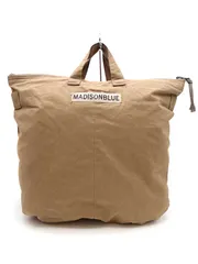 MADISON BLUE マディソンブルー 20AW HELMET BAG WAXED CLOTH ウォッシュ加工ヘルメットバッグ ブラウンのサムネイル