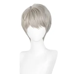 【新着商品】セイヤ 沈星回 ウィッグ Xavier 深空ハンター カツラ 灰色 ショートヘア コスプレ グレー耐熱 変装用 コスチューム小物 パーティー ハロウィン [ラウバオショッピング] 仮装 cosplay wig (セイヤ)