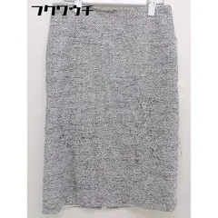◇ BEAUTY & YOUTH ビューティアンドユース UNITED ARROWS 膝丈 タイト スカート サイズM ホワイト ブラック レディース  【中古】 【1112070003979】