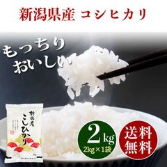 新潟県産 コシヒカリ 白米 2kg お米 2キロ 新米