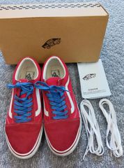 33ｰ5　バンズ　ヴァンズ　オールドスクール　スニーカー　メンズ　28㎝　VANS　ULTRACUSH   赤