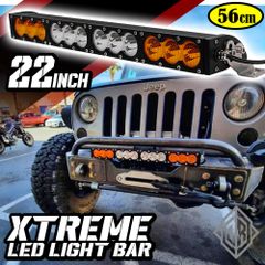 LEDライトバー ワークライト 22インチ/56cm/120w マーカー 12v rav4 プラド ハイラックス ランクル デリカ ラングラーなど