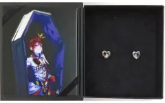 【中古】銀製品・指輪・アクセサリー(キャラクター) ハーツラビュル寮 ピアス 「ディズニー ツイステッドワンダーランド×white clover」