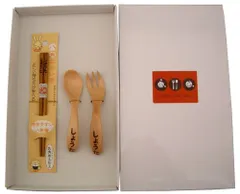 100円OFFｸｰﾎﾟﾝ配布中！ 世界にひとつだけ！子どもにやさしい木のカトラリーギフト（八角箸・白木ベビースプーン・白木ベビーフォーク3点セット）　内祝い　出産祝い　出産内祝い　結婚内祝い　結婚祝い　記念品　ギフト　景品　プレゼント