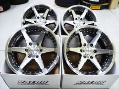200系ハイエース カスタムサイズ 深リム コンケイブ 要オーバーフェンダー VALOR  DCR 18inch 9.0J 6H139.7+20 ヨコハマ AVID エンビガー 225/50R18