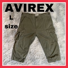 AVIREX アビレックス　メンズ　ショートパンツ　ハーフパンツ　7分　Lサイズ　カーゴパンツ　カーゴショーツ