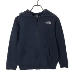 ザノースフェイス NTJ11808 長袖 ジップパーカー 130 ネイビー THE NORTH FACE アウトドア キッズ