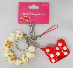 【中古】雑貨 ミニーマウス ポップコーンバケットモチーフ キーチェーンストラップ 「ディズニー」 東京ディズニーリゾート限定
