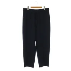 エイトン ATON WOOL OXFORD イージー パンツ テーパード 6 紺 ネイビー /AT ■OSのサムネイル