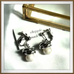 No.885   淡水パールのイヤリング　白いパールのイヤリング　パールのピアス