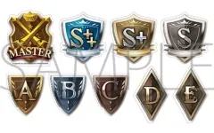 【中古】バッジ・ビンズ 全9種セット 「Granblue Fantasy Versus： Rising -グランブルーファンタジーヴァーサス -ライジング-- アクリルバッジコレクション」