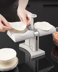 ★餃子包み器 餃子メーカー   餃子つつみ機 2つ同時に餃子を包める 圧力型 家庭用 レストラン用 調理用具のサムネイル