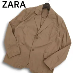 ZARA ザラ マン 通年 背抜き 2B テーラード ジャケット Sz.M　メンズ