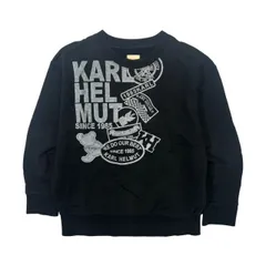 Karl Helmut カールヘルム プリント 長袖トレーナー M/ブラックのサムネイル