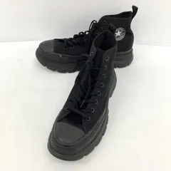 CONVERSE ALL STAR 100 TREKWAVE ハイカット スニーカー 1SD189 新品同様 厚底 シューズ メンズ 29cm ブラック コンバース 靴 DF14084■