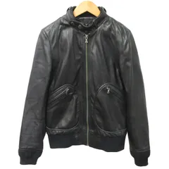 ヒステリックグラマー HYSTERIC GLAMOUR ラムレザー シングル ライダースジャケット ブルゾン 革ジャン 斜めジップ 0113LB04  黒 ブラック F メンズ約XS相当 1019 STK - メルカリ