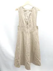 ◇ Θ Re.Verofonna ヴェロフォンナ ロング ジャンバースカート サイズ38 ベージュ レディース E  【1502180063558】