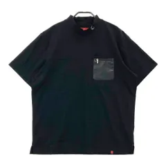サイズ：LL CALLAWAY キャロウェイ 2025年モデル レッドレーベル 合皮ポケット付 モックネック半袖Tシャツ  ブラック系 [240101521528] ゴルフウェア メンズ ストスト