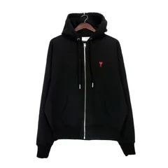 美品☆正規品　Ami Paris アミパリス　ハイネック ジップ　パーカー 楽天市場】AMI PARIS アミ パリス AMI DE COEUR ZIPPED HOODIE