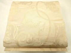 平和屋着物＊夏物　全通柄　本袋帯　葡萄蔦の葉文　金糸　正絹　逸品　CAAW6810eg