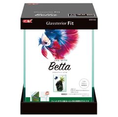 GEX  グラステリアフィット ベタ 150 ガラスフタ・バックスクリーン付 フィットガラス製法