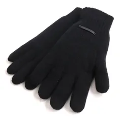 未使用品◆BOTTEGA VENETA ボッテガヴェネタ カシミヤ100％ 裏ムートンファー グローブ/手袋 ブラック S 8 1/2 イタリア製 正規品のサムネイル