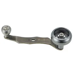 【新品未使用】釣武者/石鯛/チタンハンドル 釣武者 チタンパワーハンドル H52-SK ゴールド/Q649M 石鯛リール