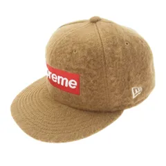 Supreme シュプリーム 24AW × New Era ニューエラ Brushed Wool Box Logo ブラッシュド ボックス ロゴ キャップ ブラウン系 58.7cm【新古品】【未使用】【中古】