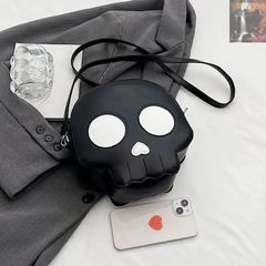 3色セット】立体 スカル チェーン ショルダーバッグ ドクロ ゴシック 