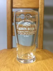 昭和レトロのキリンビールロゴ入りグラス--6個セット-新品-未使用品！-39-1_30