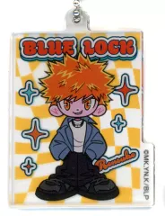 【中古】キーホルダー 國神錬介 「ブルーロック in 東京タワー 描き起こしミニキャライラスト アクリルキーホルダーコレクション」